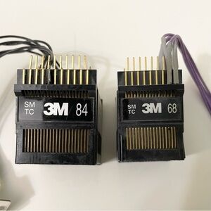 3M SM/TC 68 & 84 Pin PLCC IC Test Socket / Clip Adapter to DB9 Untested